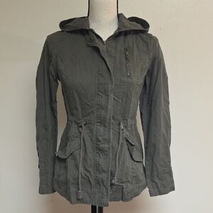Maurices Women's Hooded Jacket - Camo Green #178